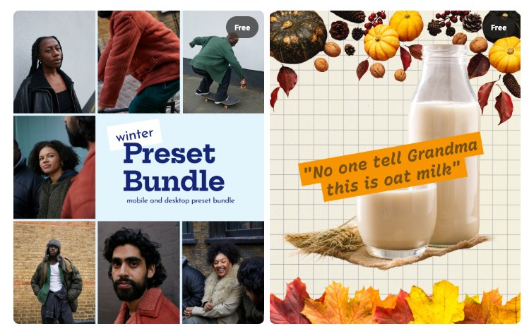 Winter Preset Bundle · No one tell Grandma